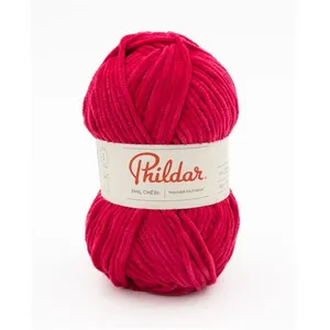 Fil chenille à tricoter PHIL CHERI - Phildar Rose (Bengale) - Rose (Be... pas cher