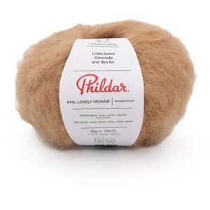 Phildar Pelote de mohair à tricoter PHIL LOVELY MOHAIR - Naturel Marro...
