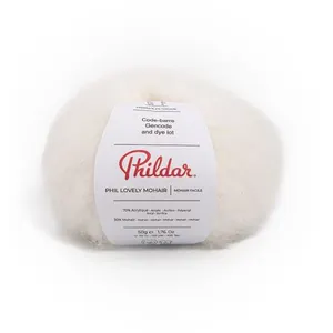 Pelote de mohair à tricoter PHIL LOVELY MOHAIR - Phildar(...) - Ecru pas cher