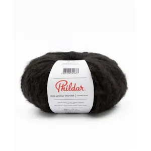 Pelote de mohair à tricoter PHIL LOVELY MOHAIR - Phildar(...) - Noir