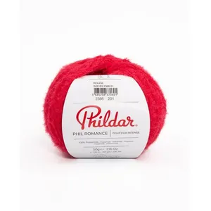 Fil doux PHIL ROMANCE - Phildar - certifié Oeko-Tex(...) - Rouge pas cher
