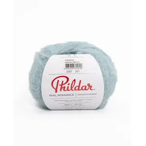 Phildar Fil doux PHIL ROMANCE - - certifié Oeko-Tex(...) - Iceberg Bleu