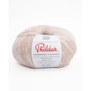 Phildar Pelote de Laine et Baby Alpaga PHIL ROMANTICO - Rosee Rose - R...