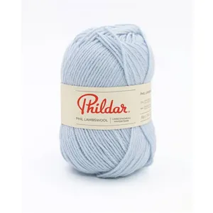 Phildar Pelote de laine d'Agneau à tricoter Phil Lambswool - Bleu Ciel... pas cher