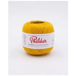 Cotons à Crocheter PHIL PERLE 5 - Phildar Tournesol Jaune - Tournesol ... pas cher