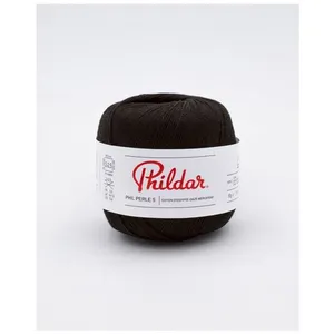 Non communiqué Cotons à Crocheter PHIL PERLE 5 - Phildar(...) - Noir pas cher