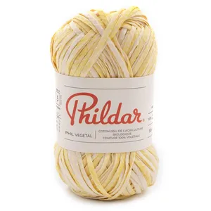 Fil ruban en coton PHIL VEGETAL - Phildar(...) - Berberine jaune