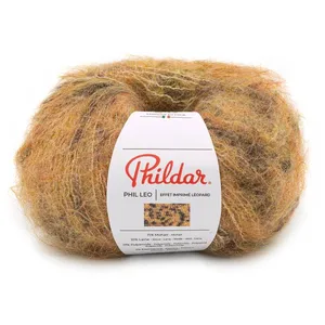Phildar Pelote de laine et Mohair PHIL LEO - 25gr - Marron Fauve - Mar... pas cher
