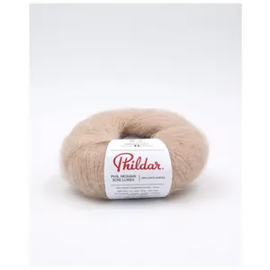 Phildar Fil exceptionnel à tricoter PHIL MOHAIR SOIE LUREX - 25GR -(...) - Gazelle Marron pas cher