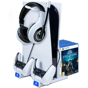 Comparateur de prix : Bigben - Base de charge pour manettes DualSense PS5 Blanc