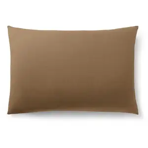 Coton Pur - Taie d'oreiller 100% Coton taupe 50x70 cm pas cher