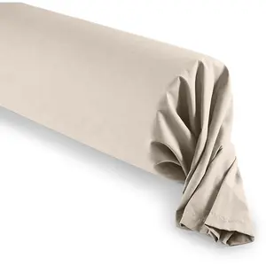 Coton Pur - Taie de traversin 45 x 185 cm 'Prémium' - Prémium Sable pas cher