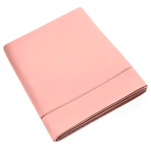 Comparateur de prix : Coton Pur - Drap Plat en percale de coton rose poudré 240x300 cm