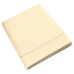 Comparateur de prix : Coton Pur - Drap Plat en percale de coton ivoire 240x300 cm