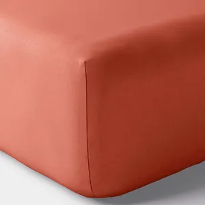 Drap housse percale "Julian" avec bonnet 35 cm toutes dimensions Coton... pas cher