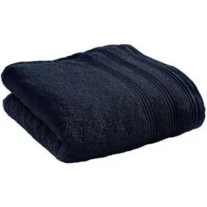 Coton Pur - Serviette de Toilette Spa bleu nuit 50x100 cmVendu parcarrefour
