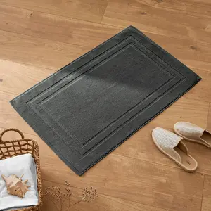 UNIVERS DECOR Tapis de bain 'Spa' 50 x 80 cm / 950 gr/m² - Couleur: 'Spa' Ardoise pas cher