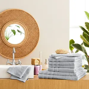UNIVERS DECOR Pack complet 10 pièces spa salle de bain 400 grm² - couleur: spa perle
