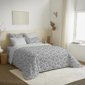 Pack complet housse de couette réversible pour lit 140 x 190 cm Béreng... pas cher