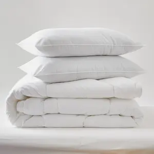BLANREVE Pack Couette Blanrêve très chaude 260 x 240 + 2 Oreillers 60 ...