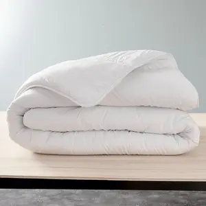BLANREVE Blanrêve - Couette tempérée Microfibre Douceur blanche 140x200 cm pas cher