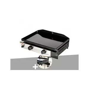 Comparateur de prix : Plancha gaz à poser 2 brûleurs Solia 200 - Somagic + Support balcon TU