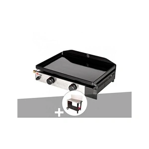 Comparateur de prix : SOMAGIC Plancha gaz à poser 2 brûleurs Solia 200 - + Chariot plancha en métal Salvia
