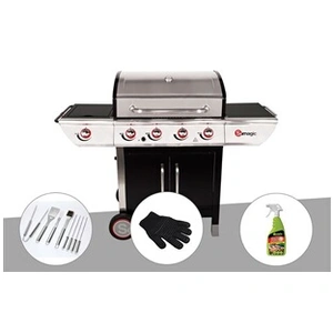 Comparateur de prix : Somagic Barbecue à gaz avec chariot Manhattan 450GPI + plancha + Malet...