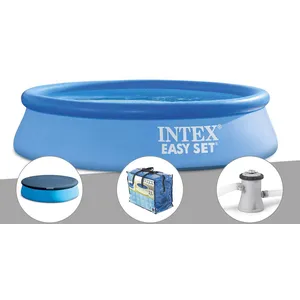 Comparateur de prix : Intex Piscine autoportée Easy Set 2,44 x 0,61 m + Bâche de protection ...