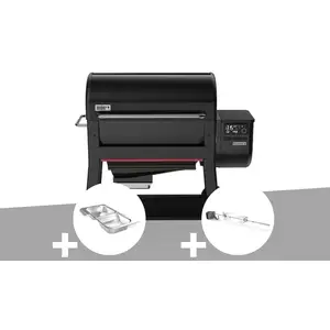 Weber Barbecue à pellets searwood xl 600 + kit de fumage + rôtissoire - webe... pas cher