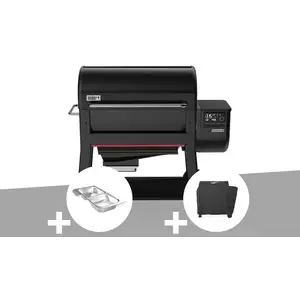 Comparateur de prix : Barbecue à pellets searwood xl 600 + kit de fumage + housse - weber