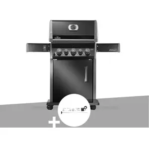 Napoleon Barbecue À Gaz Rogue 425 Rb 3 Brûleurs + 1 Réchaud Latéral + ... pas cher