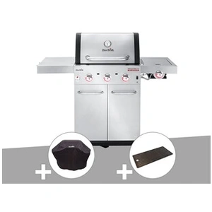 Comparateur de prix : GENERIQUE Barbecue à gaz Char-Broil Professional Pro S 3 + Housse de protection + Plancha