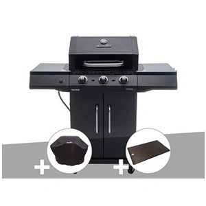 Comparateur de prix : GENERIQUE Barbecue à gaz Char-Broil Performance CORE B3 + Housse de protection + Plancha
