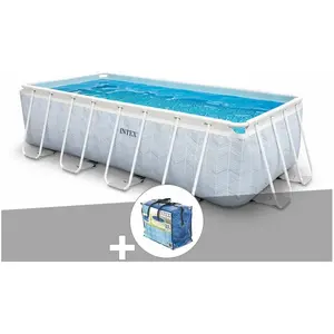 Comparateur de prix : Kit piscine tubulaire Intex Chevron rectangulaire 4,00 x 2,00 x 1,00 m...