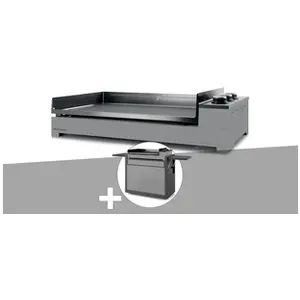Comparateur de prix : Plancha gaz Premium 75 acier avec chariot