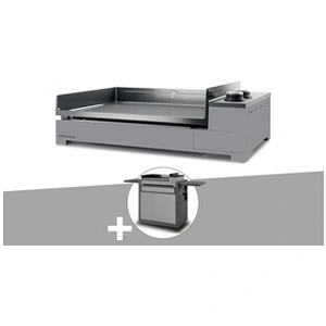 Comparateur de prix : Plancha gaz Premium 60 acier avec chariot