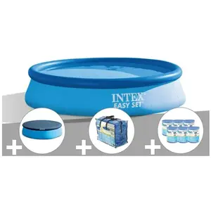 Comparateur de prix : Intex Kit piscine autoportée Intex Easy Set 3,05 x 0,76 m (avec filtr...