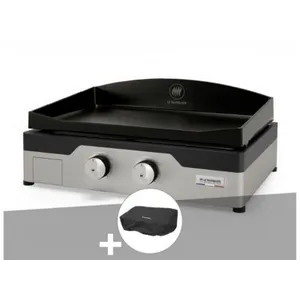 Comparateur de prix : LE MARQUIER Plancha gaz Signature Allure 260 Duo + Housse de protection -