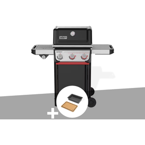 Barbecue à gaz spirit e-335 + bac et planche à découper weber works - ... pas cher