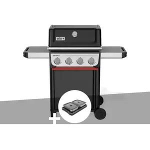 Comparateur de prix : Barbecue à gaz Spirit E-410 + Kit de préparation et de service - Weber