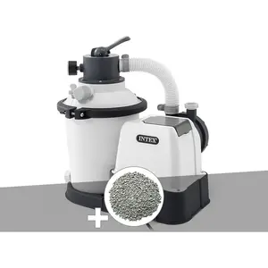 Comparateur de prix : Groupe de filtration à sable SX925 2 m³/h + 10 kg de zéolite - Intex