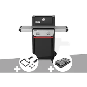 Comparateur de prix : Weber - Barbecue à gaz Spirit E-210 + Set d'accessoires clipsables Wor...