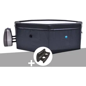 Spa portable Netspa semi-rigide Octopus octogonal Bulles 4-6 places + ...