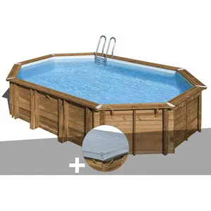 Comparateur de prix : Piscine en kit - GRE - Avocado - Bois - Octogonal - Filtre à sable