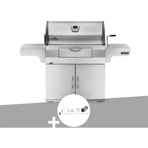 Barbecue À Charbon Charcoal Professional Pro605 + Rôtissoire - Napoleo...