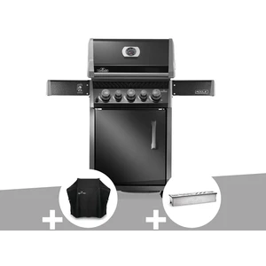 Napoleon Barbecue À Gaz Rogue 425 Rb 3 Brûleurs + 1 Réchaud Latéral + ... pas cher