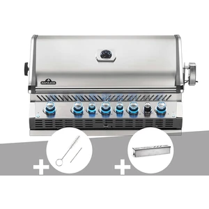 Napoleon Barbecue Gaz Encastrable Prestige Pro 665 Inox 5 Brûleurs + B... pas cher