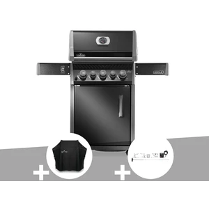 Napoleon Barbecue À Gaz Rogue 425 Rb 3 Brûleurs + 1 Réchaud Latéral + ... pas cher