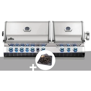 Napoleon Barbecue Gaz Encastrable Prestige Pro 825 Inox 4 Brûleurs + P... pas cher
